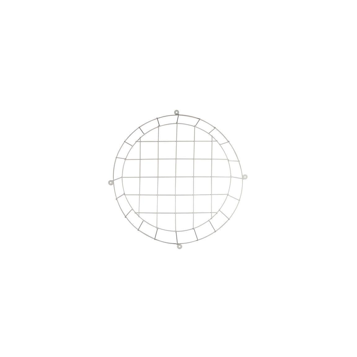Protective grille wall clock