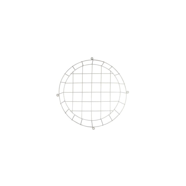 Protective grille wall clock