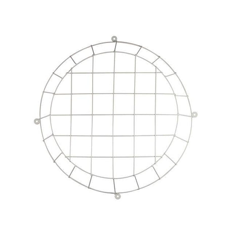 Protective grille wall clock