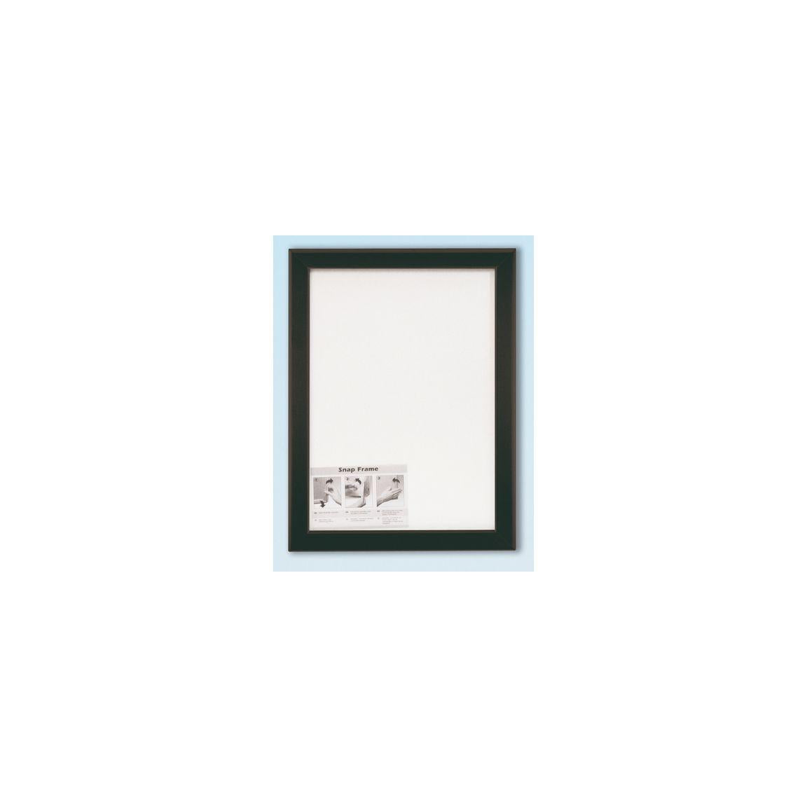 Wall frame A3 aluminium profile 32mm black