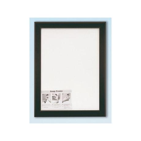 Wall frame A3 aluminium profile 32mm black