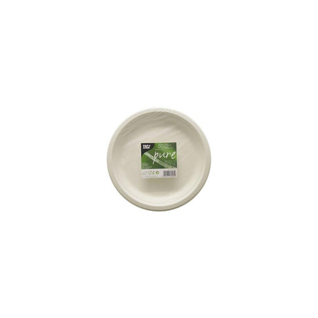 Plate PURE 23cm white 50/pack
