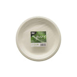 Plate PURE 23cm white 50/pack