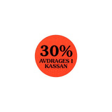 Label 30% deducted at the till 2000/RL