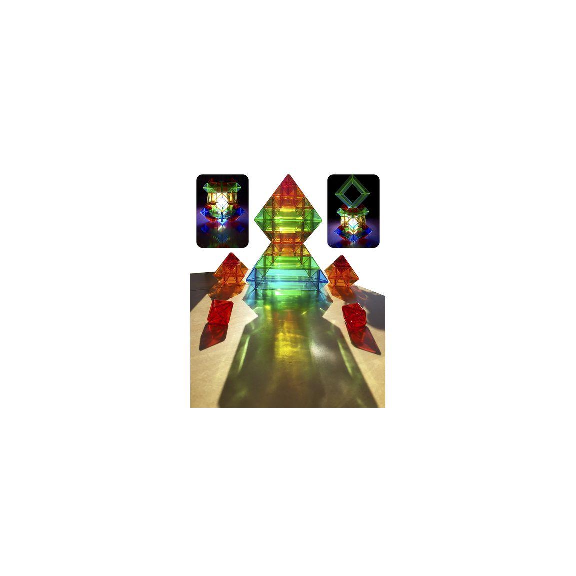 Geometric shapes transparent 15/pack