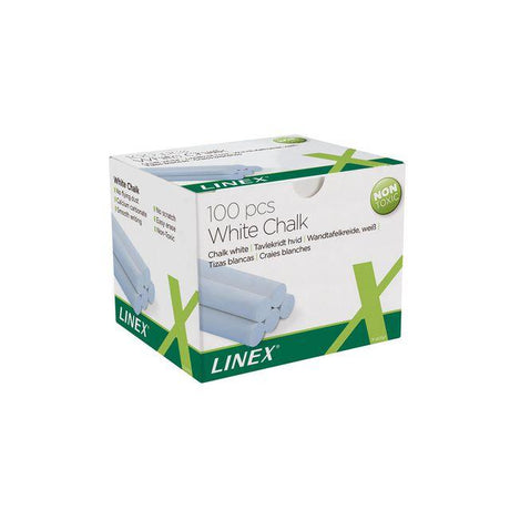 LINEX white blackboard chalk 100/pack