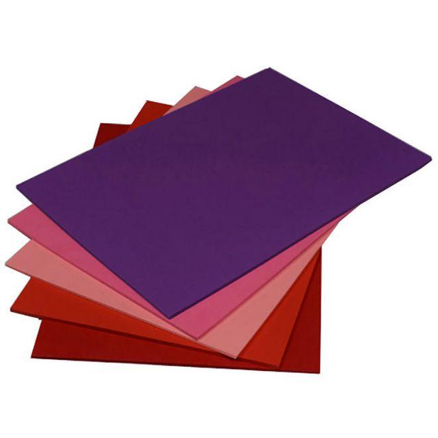 Decoration card A4 220g Red-Purple 50/pack