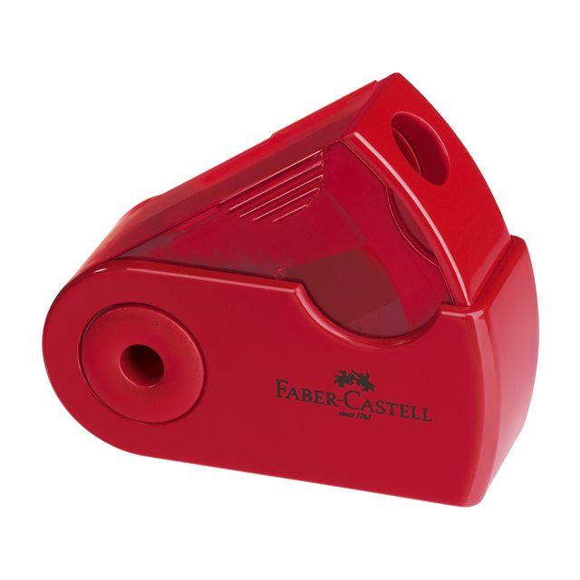 Pencil sharpener Faber Castell single red/blue