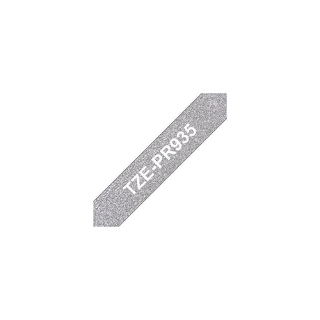 Tape BROTHER TZEPR935 12mm white on silver