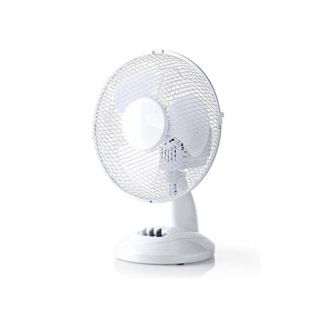 Table fan NEDIS 23 cm 22W plastic white