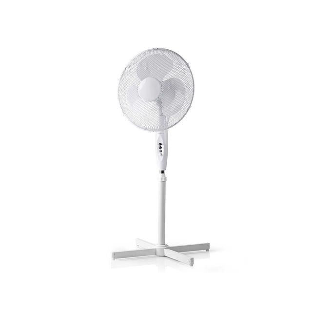 Stand fan NEDIS 40 cm 45W plastic white