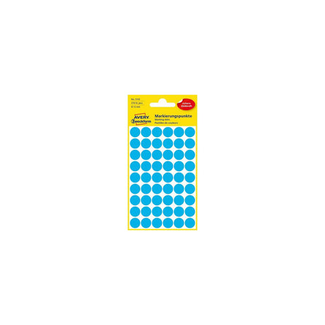 Colour coding dot AVERY Ø12mm blue 270/pc