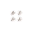 Magnets NOBO crystal clear 4/pack