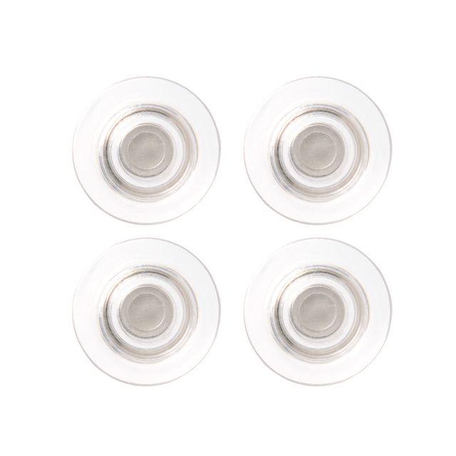 Magnets NOBO crystal clear 4/pack