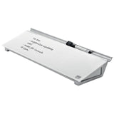 Glass board NOBO memo board w pen tray