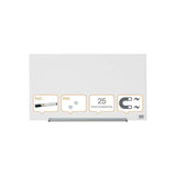 Glass notice board NOBO 31' Widescreen white