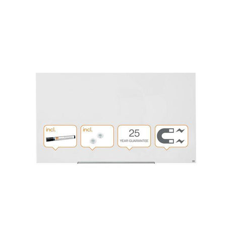 Glass board NOBO 85' Widescreen white