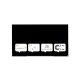 Glass board NOBO 85' Widescreen black