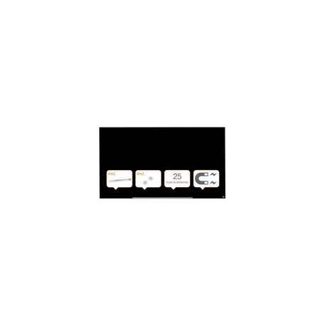 Glass board NOBO 85' Widescreen black