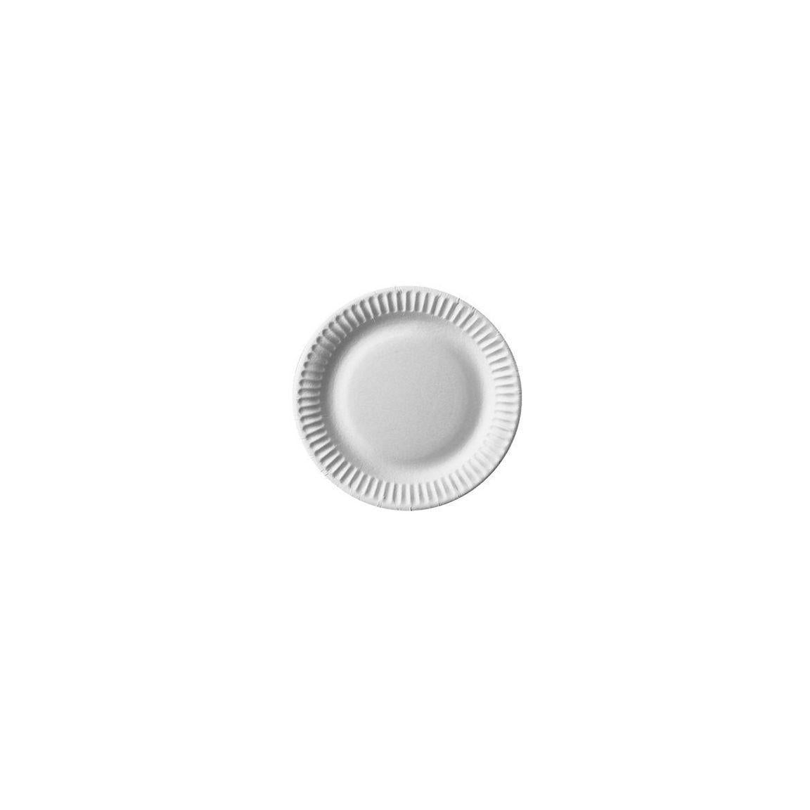 Plate PURE paper Ø150mm white 100/pc