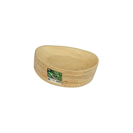 Plate PURE Palm leaves 26x17x25cm 25/pack