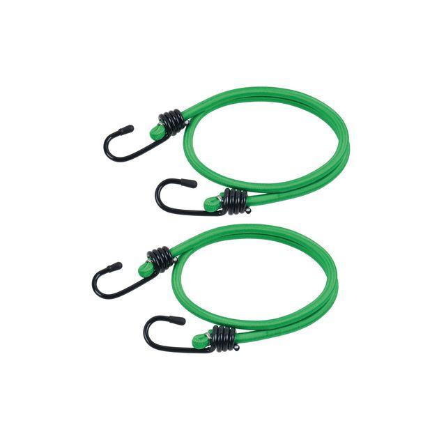 Luggage strap 800mm green 2/pc