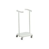 Sack trolley single 4 wheels 60L white