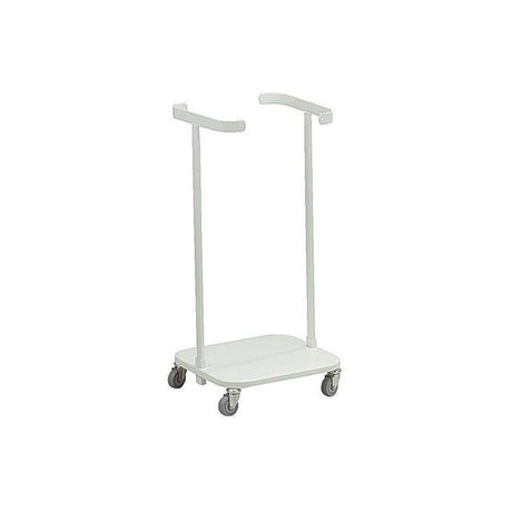 Sack trolley single 4 wheels 60L white