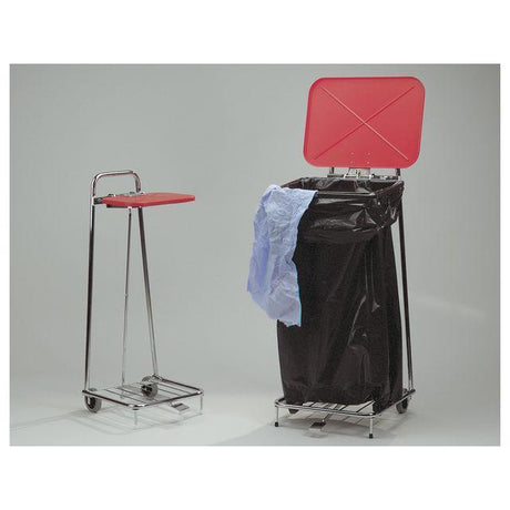 Bag trolley lid/pedal 60L chrome