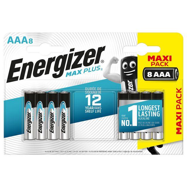Battery ENERGIZER Max Plus AAA 8/fp