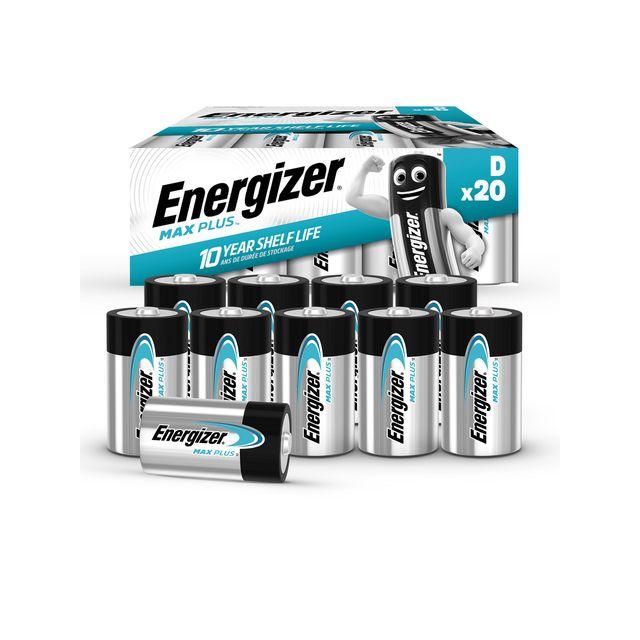 Battery ENERGIZER Max Plus D 20/fp