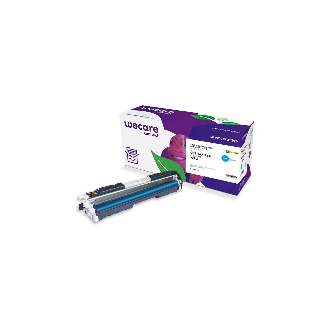 Toner WECARE HP CE311A/729C 1K cyan