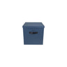 Storage box with lid cardboard box large blue