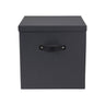 Storage box with lid cardboard box large grey