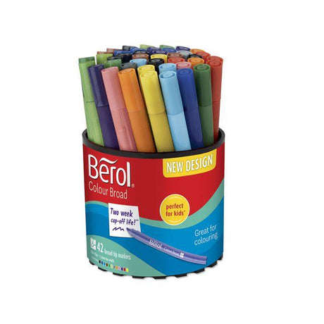 Fibre pen BEROL Colourbroad 42/pc