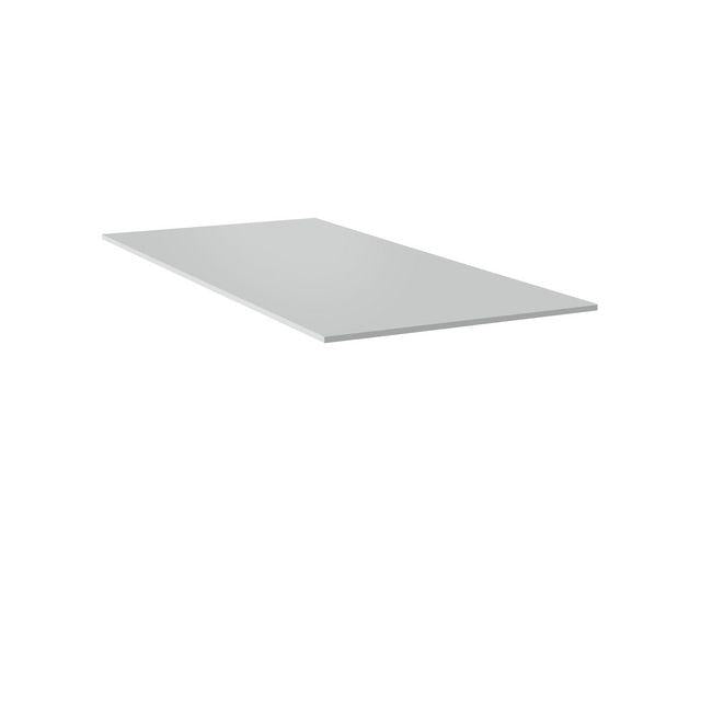 Table top straight 120x80cm light grey
