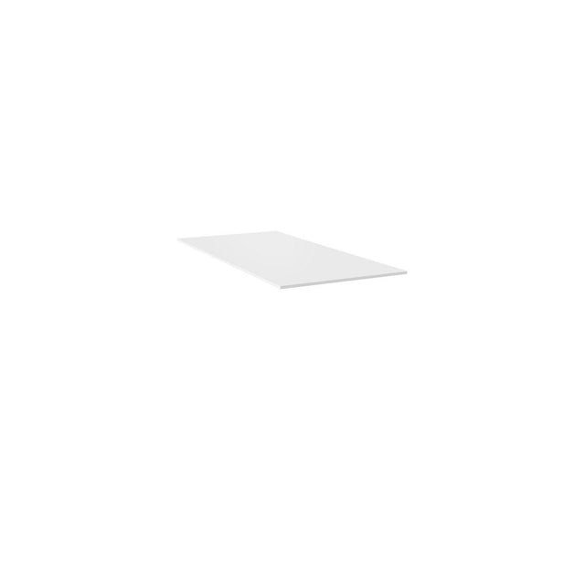 Table top straight 120x80cm white