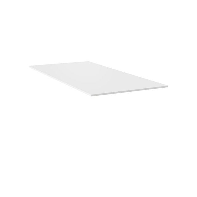 Table top straight 120x80cm white