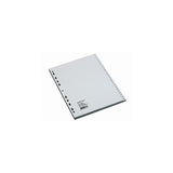 Plastic register BANTEX PP A4 1-100 grey