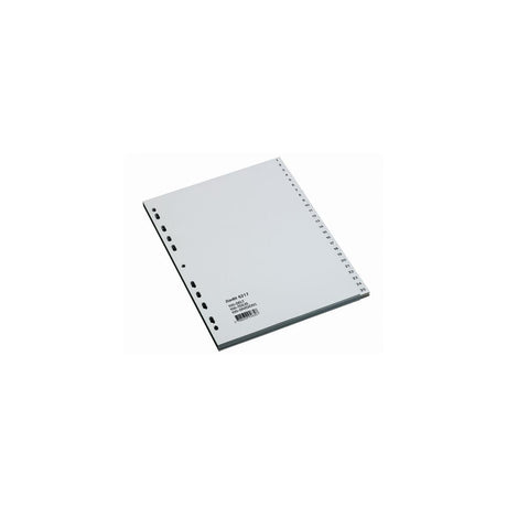 Plastic register BANTEX PP A4 1-100 grey