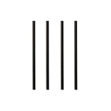 Straws PURE paper 8mmx21cm black 100/pack
