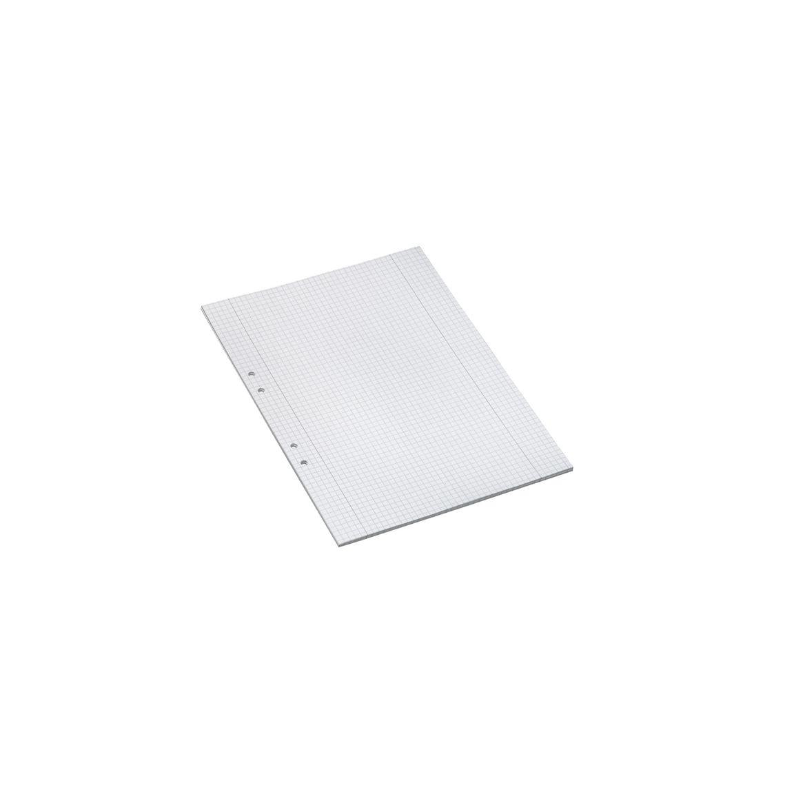 Loose leaf A4 squared 5x5mm perforated 500/pack
