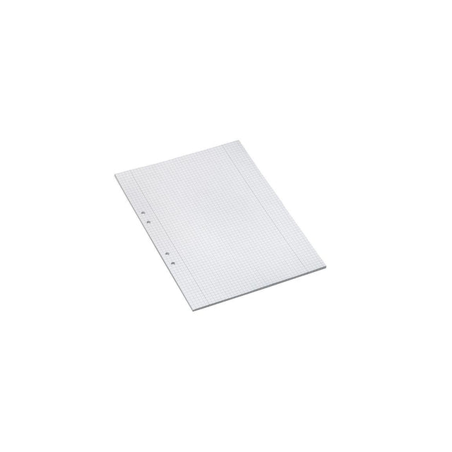 Loose leaf A4 squared 5x5mm perforated 500/pack