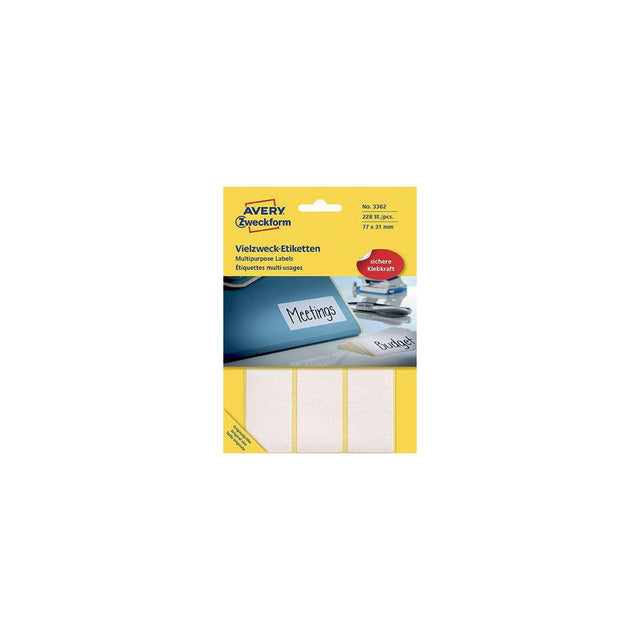 Label AVERY handwritten 77x31mm 224/pc
