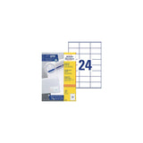 Label AVERY 70x36mm 2400/pc