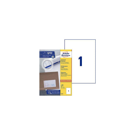 Label AVERY 210x297mm 100/pc