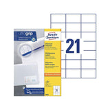 Label AVERY 70x42,3mm 2100/pc