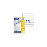 Label AVERY 105x42,3mm 1400/fp