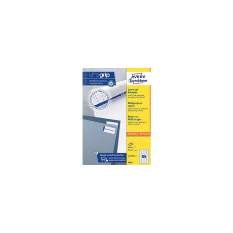 Label AVERY 38x21,2mm 6500/fp