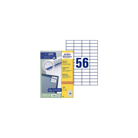 Label AVERY 52,5x21,2mm 5600/fp
